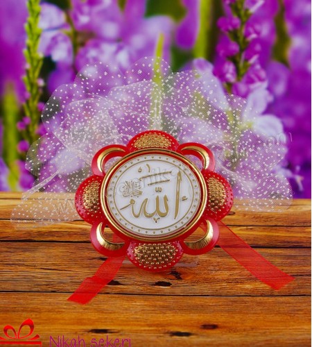 Kırmızı Ayetli Nikah Şekeri AY73