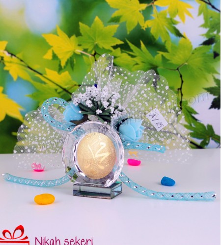 Ayetli Cam Nikah Şekeri AY25