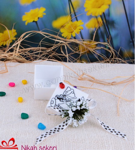 Plastik Kutu Nikah Şekeri KT3