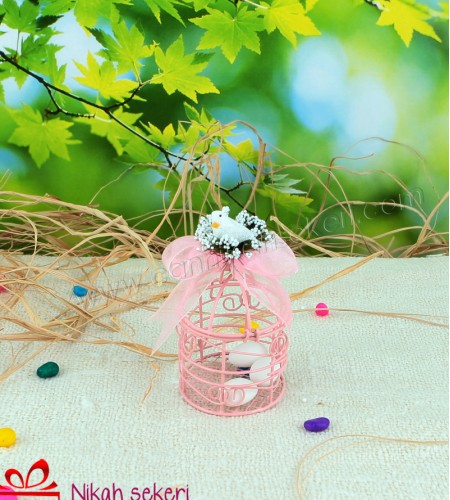 Pembe Kafes Nikah Şekeri MT130