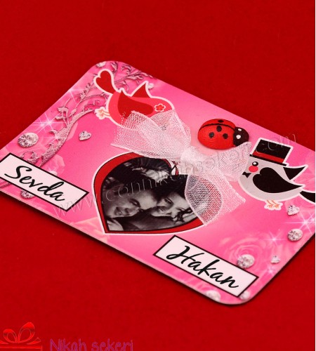 Fotoğraflı Magnet Nikah Şekeri MG4
