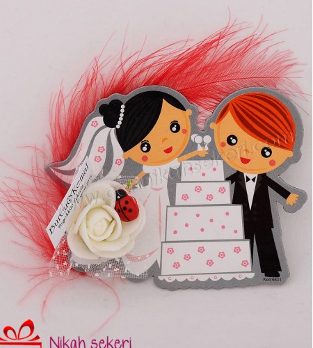 Karikatürlü Magnet Nikah Şekeri MG6