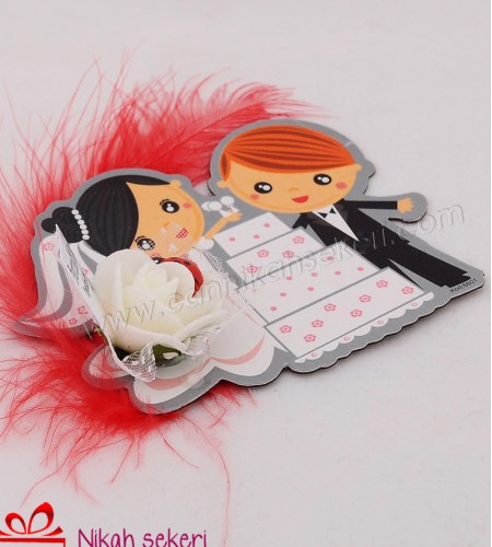 Karikatürlü Magnet Nikah Şekeri MG6