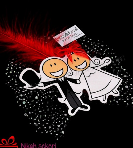 Karikatürlü Magnet Nikah Şekeri MG18