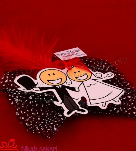 Karikatürlü Magnet Nikah Şekeri MG18
