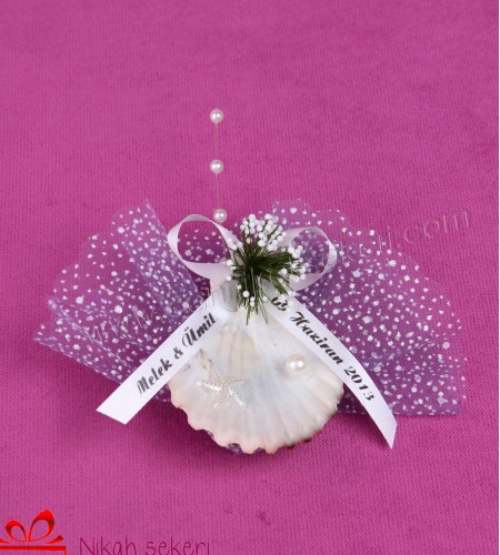 Deniz Kabuğu Nikah Şekeri DK23