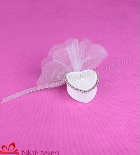 Kalpli Simli Kutu Nikah Şekeri KT5